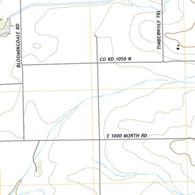 United States Geological Survey Bloomington West, IL (2021, 24000-Scale) digital map