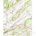 United States Geological Survey Bloomsbury, NJ (1955, 24000-Scale) digital map
