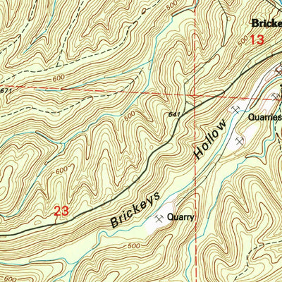 United States Geological Survey Bloomsdale, MO-IL (1993, 24000-Scale) digital map