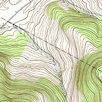 United States Geological Survey Bloomville, NY (1943, 24000-Scale) digital map