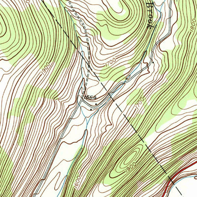 United States Geological Survey Bloomville, NY (1943, 24000-Scale) digital map