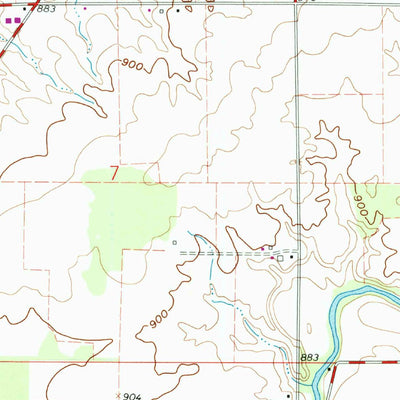 United States Geological Survey Bloomville, OH (1960, 24000-Scale) digital map