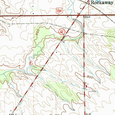 United States Geological Survey Bloomville, OH (1960, 24000-Scale) digital map