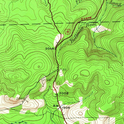 United States Geological Survey Blossburg, PA (1925, 62500-Scale) digital map