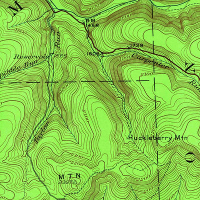 United States Geological Survey Blossburg, PA (1925, 62500-Scale) digital map
