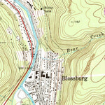 United States Geological Survey Blossburg, PA (1970, 24000-Scale) digital map