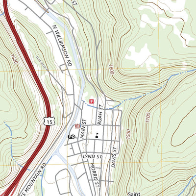 United States Geological Survey Blossburg, PA (2023, 24000-Scale) digital map