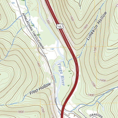 United States Geological Survey Blossburg, PA (2023, 24000-Scale) digital map