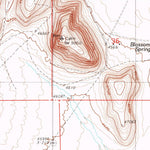 United States Geological Survey Blossom Spring, NV (1985, 24000-Scale) digital map