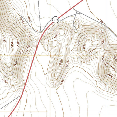 United States Geological Survey Blossom Spring, NV (2018, 24000-Scale) digital map