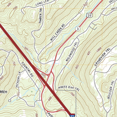 United States Geological Survey Blount Springs, AL (2020, 24000-Scale) digital map