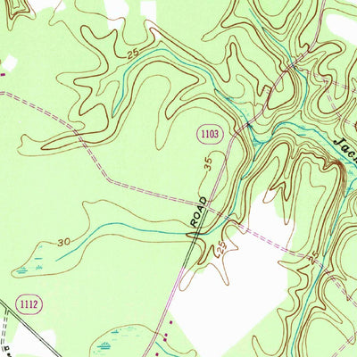 United States Geological Survey Blounts Bay, NC (1953, 24000-Scale) digital map
