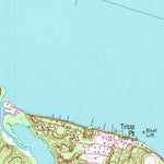 United States Geological Survey Blounts Bay, NC (1953, 24000-Scale) digital map