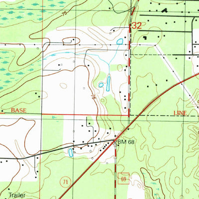 United States Geological Survey Blountstown, FL (1990, 24000-Scale) digital map