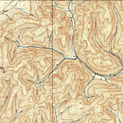 United States Geological Survey Blountville, TN-VA (1939, 24000-Scale) digital map