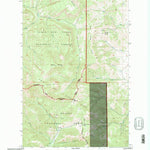 United States Geological Survey Blowout Mountain, MT (1995, 24000-Scale) digital map