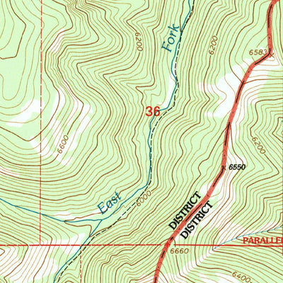 United States Geological Survey Blowout Mountain, MT (1995, 24000-Scale) digital map