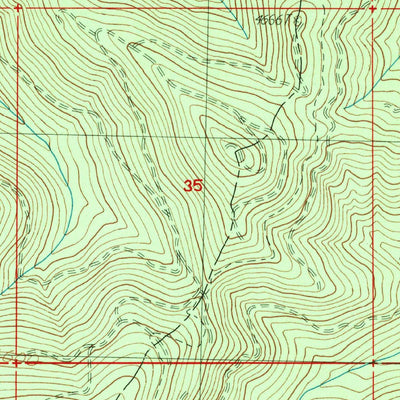 United States Geological Survey Blowout Mountain, WA (1989, 24000-Scale) digital map