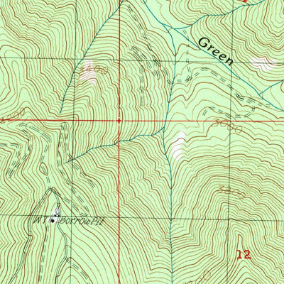 United States Geological Survey Blowout Mountain, WA (1989, 24000-Scale) digital map
