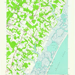 United States Geological Survey Bloxom, VA (1942, 24000-Scale) digital map