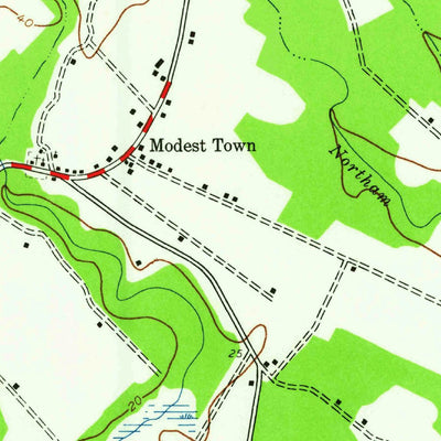 United States Geological Survey Bloxom, VA (1942, 24000-Scale) digital map