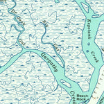 United States Geological Survey Bloxom, VA (1942, 24000-Scale) digital map