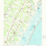 United States Geological Survey Bloxom, VA (1968, 24000-Scale) digital map