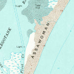 United States Geological Survey Bloxom, VA (1968, 24000-Scale) digital map