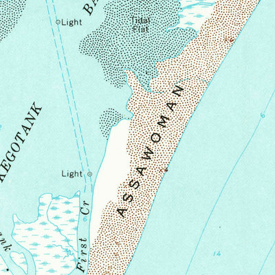United States Geological Survey Bloxom, VA (1968, 24000-Scale) digital map
