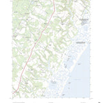 United States Geological Survey Bloxom, VA (2022, 24000-Scale) digital map