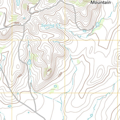 United States Geological Survey Blucher Mountain, TX (2013, 24000-Scale) digital map