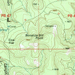 United States Geological Survey Blue, AZ-NM (1997, 24000-Scale) digital map