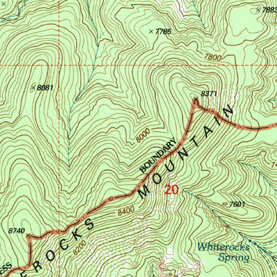 United States Geological Survey Blue, AZ-NM (1997, 24000-Scale) digital map