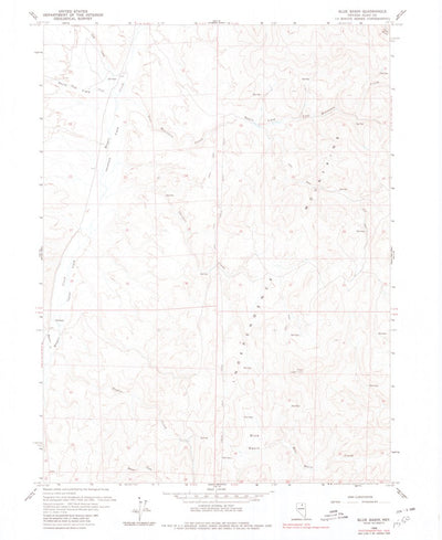 United States Geological Survey Blue Basin, NV (1958, 24000-Scale) digital map