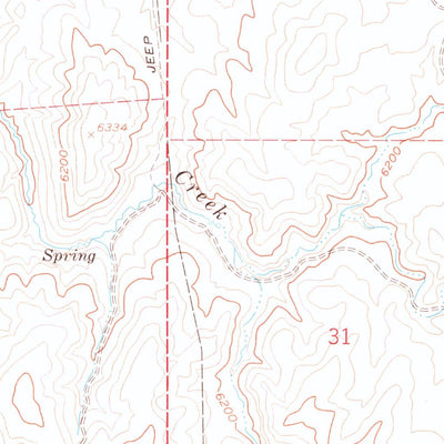 United States Geological Survey Blue Basin, NV (1958, 24000-Scale) digital map