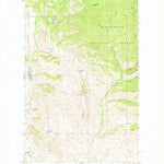 United States Geological Survey Blue Buck Mountain, WA (1969, 24000-Scale) digital map
