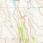United States Geological Survey Blue Buck Mountain, WA (1969, 24000-Scale) digital map