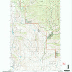 United States Geological Survey Blue Buck Mountain, WA (2001, 24000-Scale) digital map