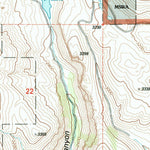 United States Geological Survey Blue Buck Mountain, WA (2001, 24000-Scale) digital map