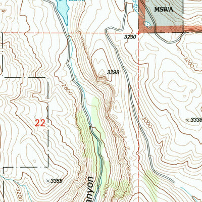 United States Geological Survey Blue Buck Mountain, WA (2001, 24000-Scale) digital map