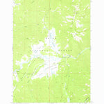 United States Geological Survey Blue Bunch Mountain, ID (1972, 24000-Scale) digital map