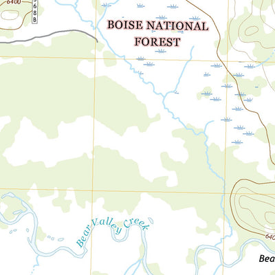 United States Geological Survey Blue Bunch Mountain, ID (2020, 24000-Scale) digital map