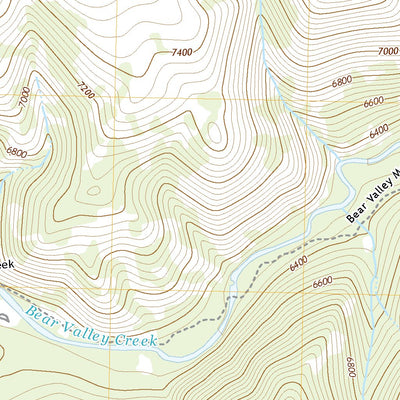 United States Geological Survey Blue Bunch Mountain, ID (2020, 24000-Scale) digital map