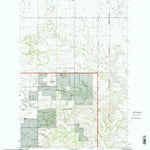 United States Geological Survey Blue Buttes, ND (1997, 24000-Scale) digital map