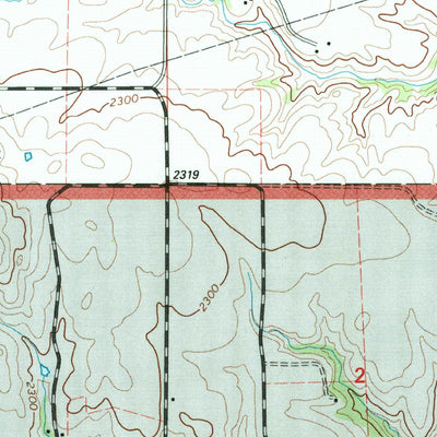 United States Geological Survey Blue Buttes, ND (1997, 24000-Scale) digital map