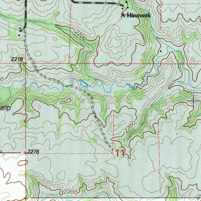 United States Geological Survey Blue Buttes, ND (1997, 24000-Scale) digital map