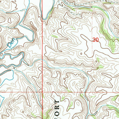 United States Geological Survey Blue Buttes SE, ND (1997, 24000-Scale) digital map