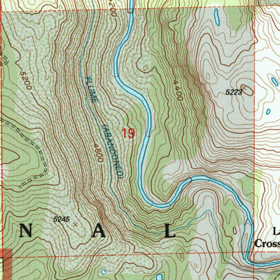 United States Geological Survey Blue Canyon, CA (2000, 24000-Scale) digital map