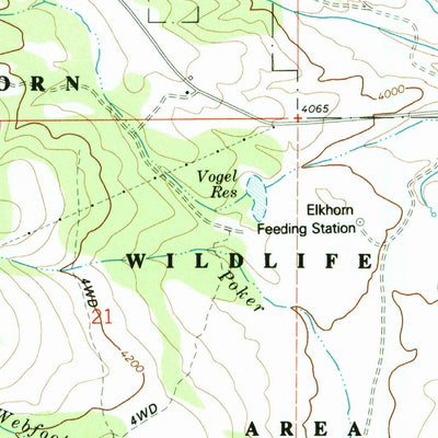 United States Geological Survey Blue Canyon, OR (1993, 24000-Scale) digital map