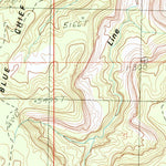 United States Geological Survey Blue Chief Mesa, UT (1985, 24000-Scale) digital map